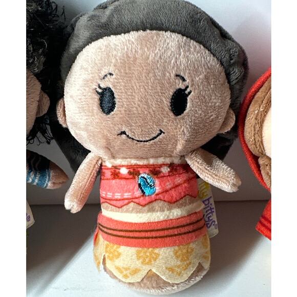 Hallmark Disney Itty Bittys Lot 5 Cinderella Moana Maui Mulan Red Riding Hood - Picture 5 of 8